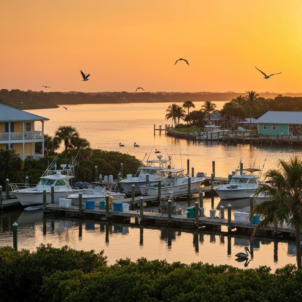 Coastal inlet scenery on the Treasure Coast