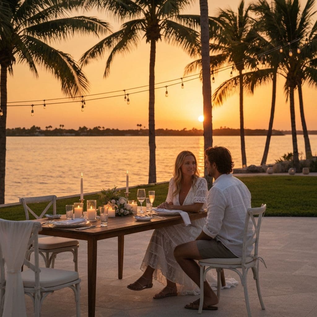 Romantic date night setting in Port St. Lucie