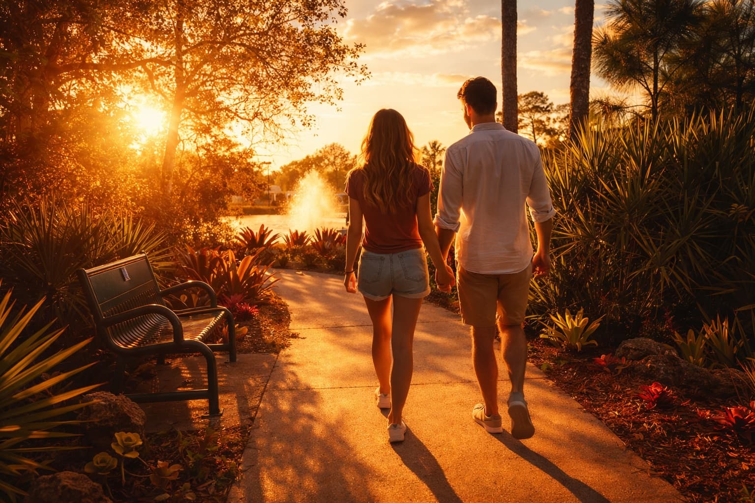 Romantic date night setting in Port St. Lucie