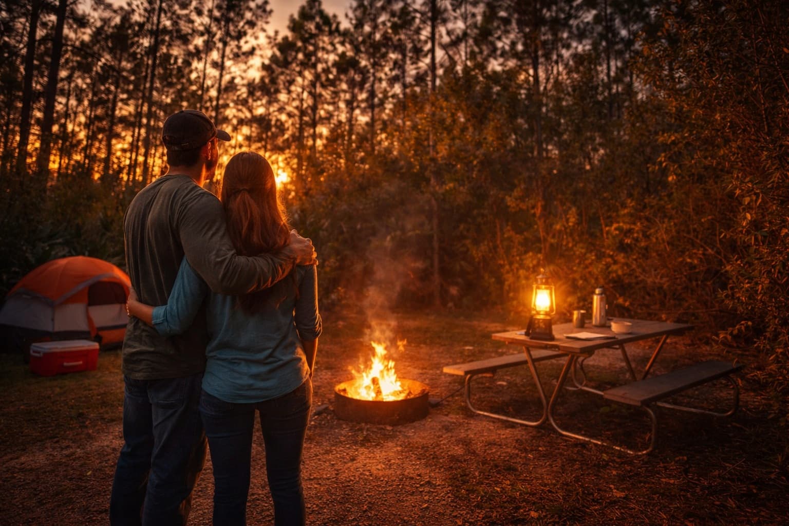 a couple camps at McCarty Ranch in Port St Lucie