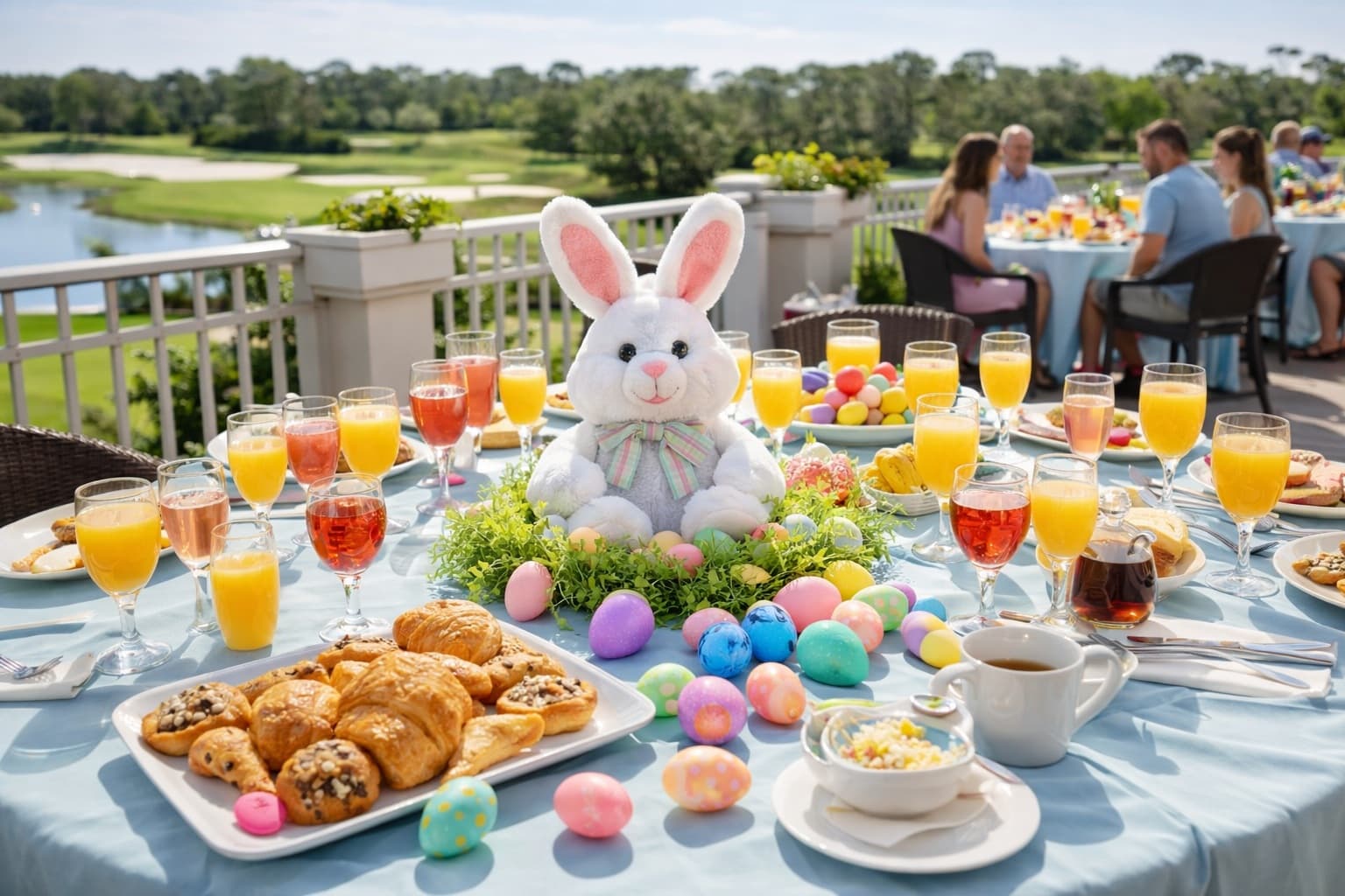 Easter brunch with a view